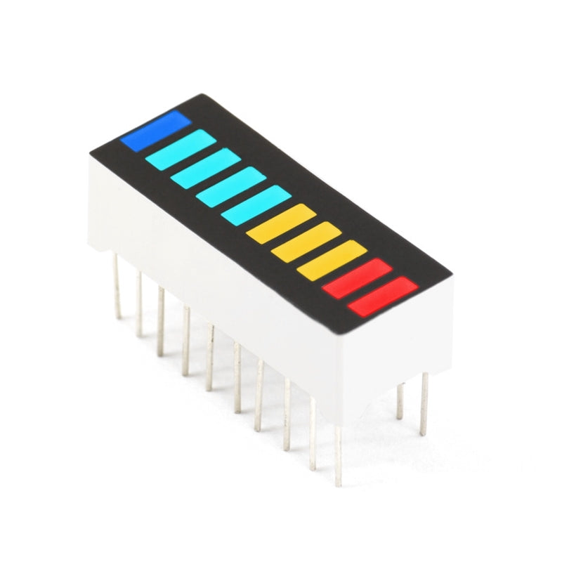 Barra de led de 10 segmentos 4 colores