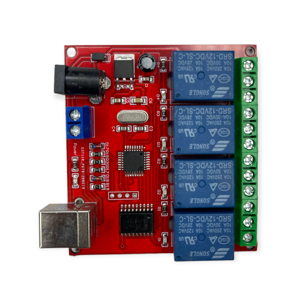 Modulo rele usb 4 canales