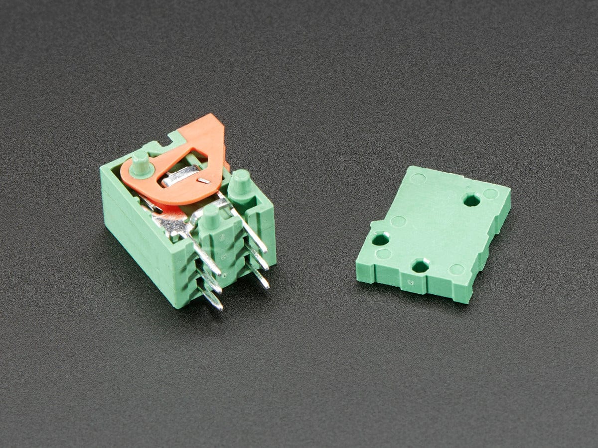 Configurable Spring Terminal Blocks - 3 Pin 0.1" Pitch x 5 [Discontinued]