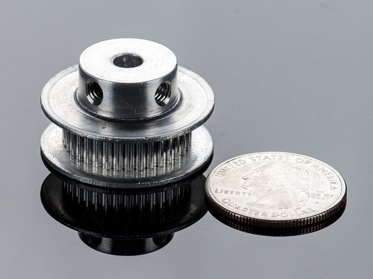Aluminum GT2 Timing Pulley - 6mm Belt - 36 Tooth - 5mm Bore [Discontinued]