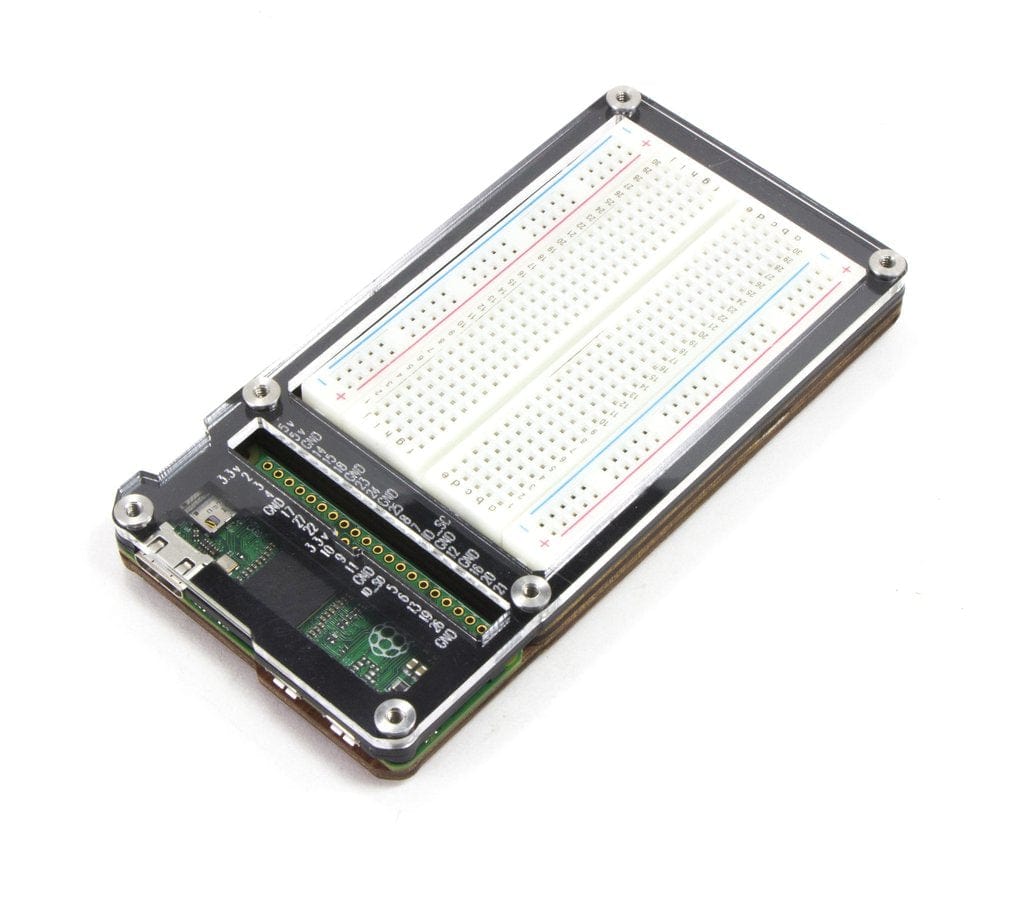 Zebra Zero Plus Raspberry Pi Zero Case - Black Ice