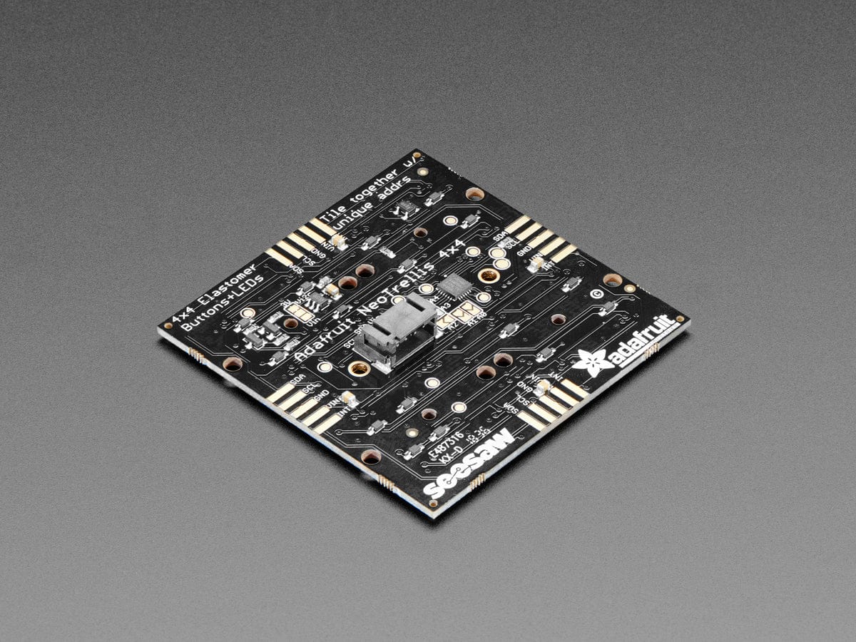 Adafruit NeoTrellis RGB Driver PCB for 4x4 Keypad