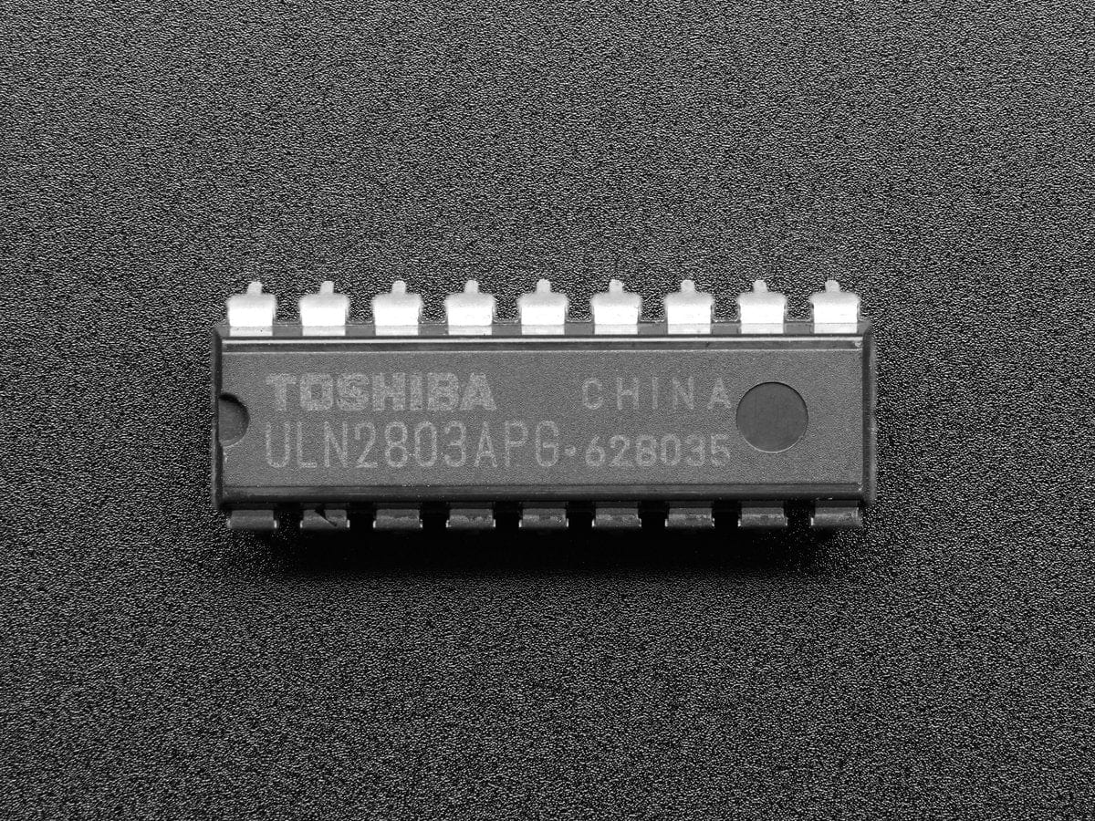 ULN2803: 8 Channel Darlington Driver (Solenoid/Unipolar Stepper) (ULN2803A)