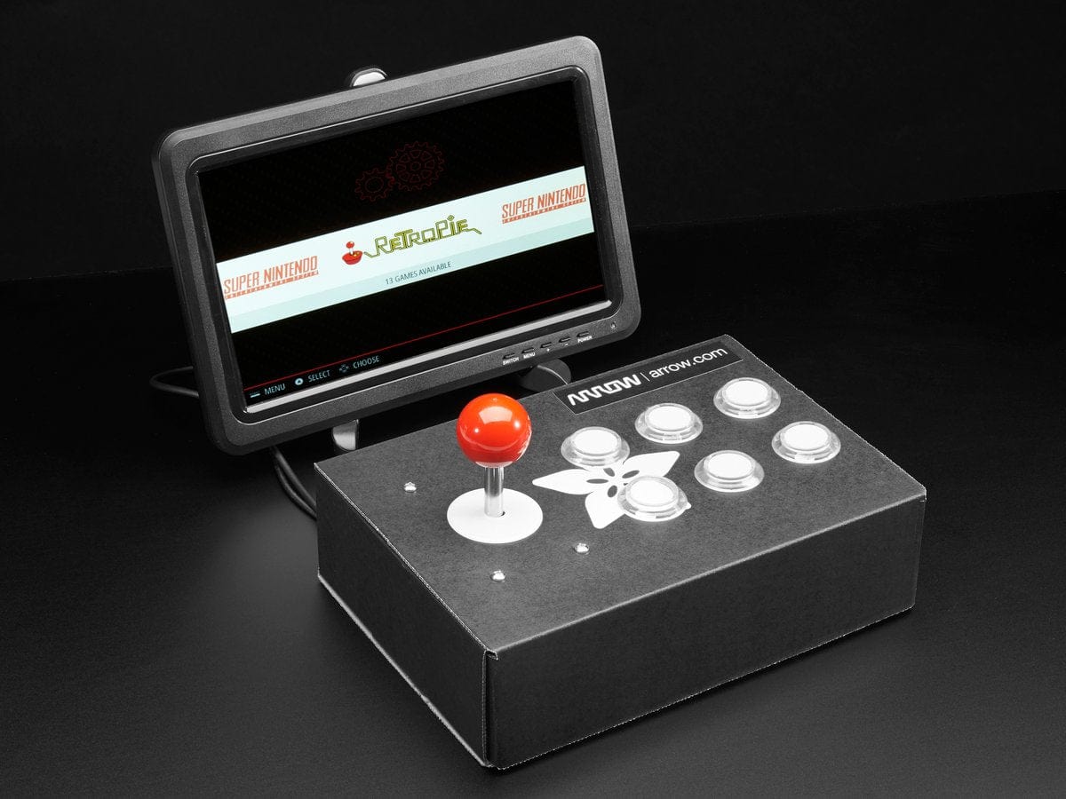Arcade Cabinet Pack for Raspberry Pi 3/3B+ (US Plug) [Discontinued]
