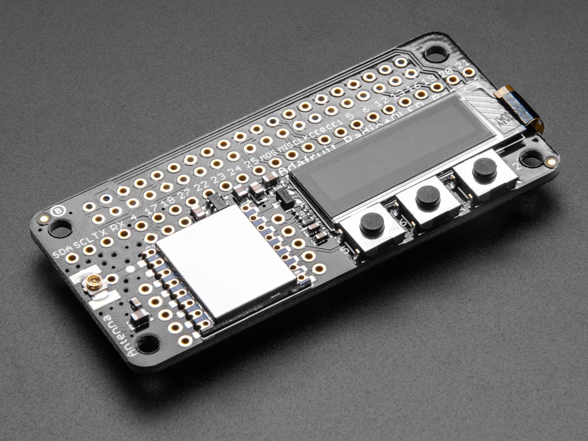 Adafruit LoRa Radio Bonnet RFM96W @ 433MHz (RadioFruit) [Discontinued]