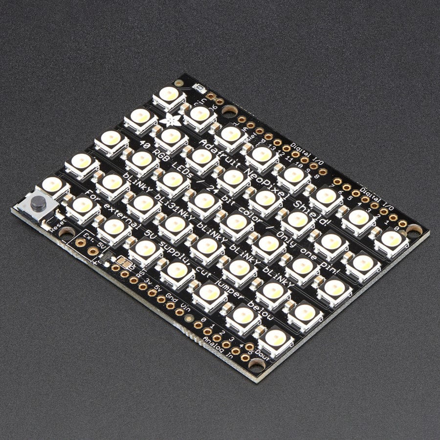 Adafruit NeoPixel Shield - 40 RGBW - Warm White (3000K)