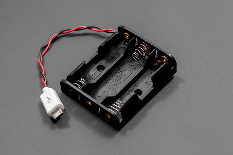 MicroUSB Battery Holder (3xAA)