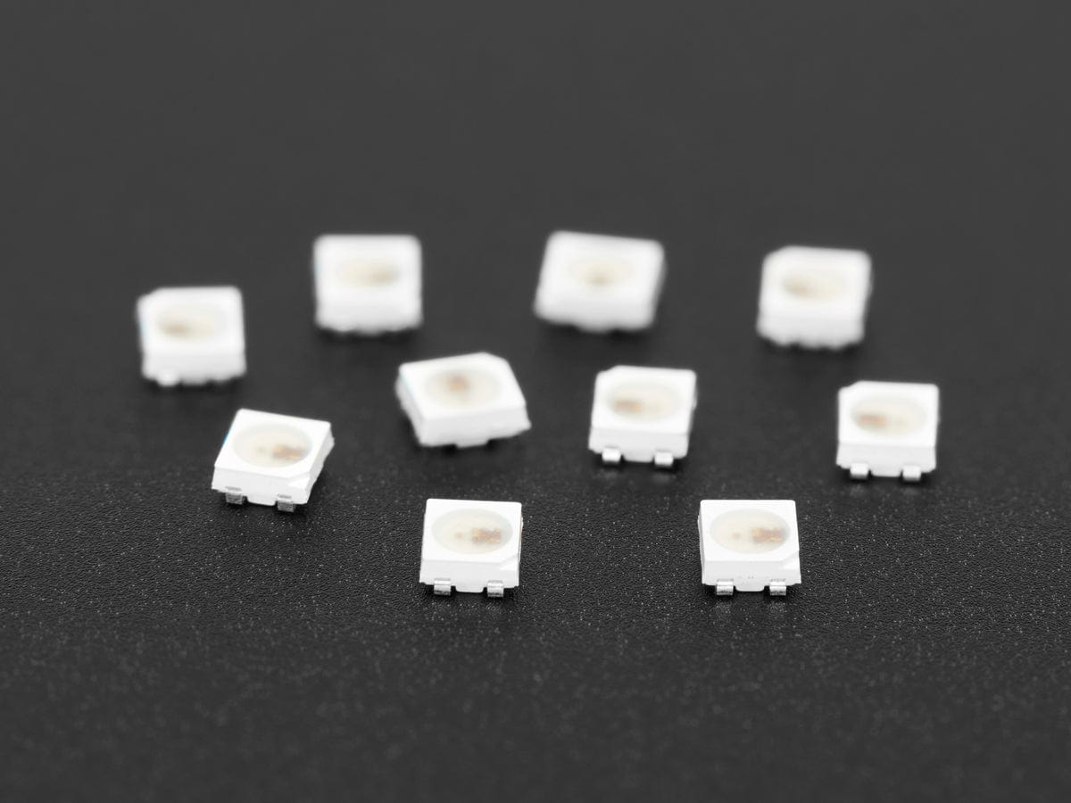 NeoPixel Nano 2427 RGB LEDs w/ Integrated Driver Chip - 10 Pack