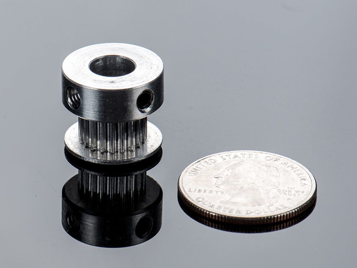 Aluminum GT2 Timing Pulley - 6mm Belt - 20 Tooth - 8mm Bore [discontinued]