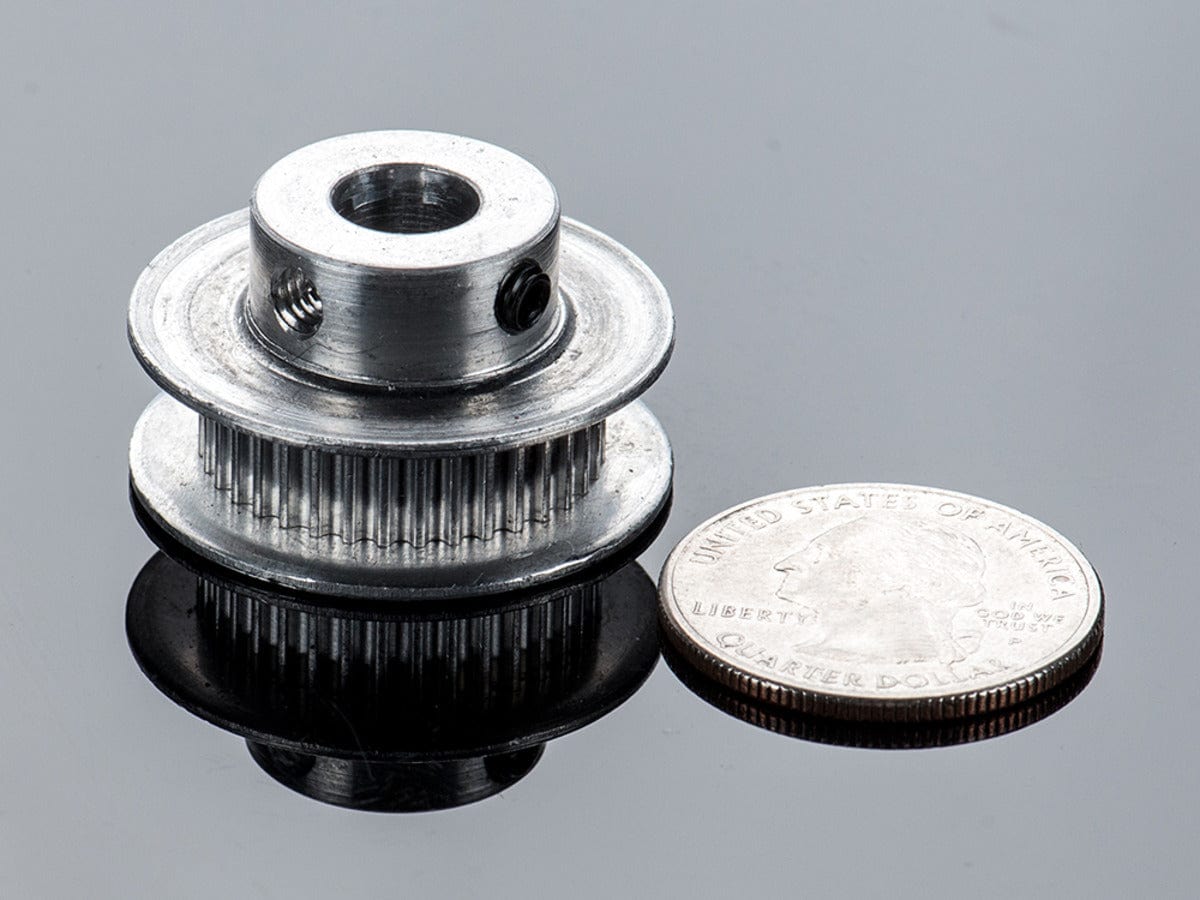 Aluminum GT2 Timing Pulley - 6mm Belt - 36 Tooth - 8mm Bore [Discontinued]