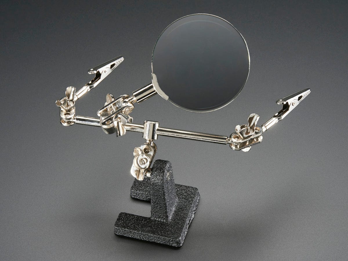 Helping Third Hand Magnifier W/Magnifying Glass Tool (MZ101)