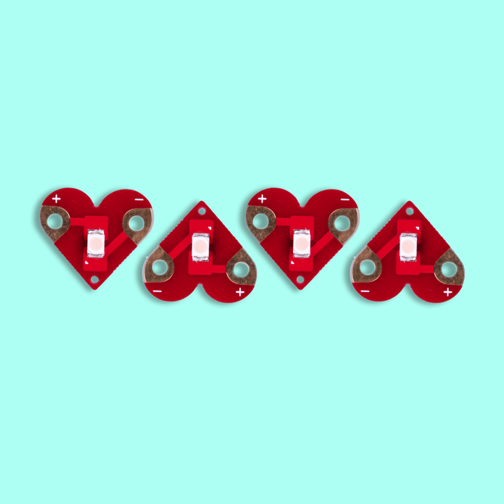 Sewable Heart LEDs [Discontinued]