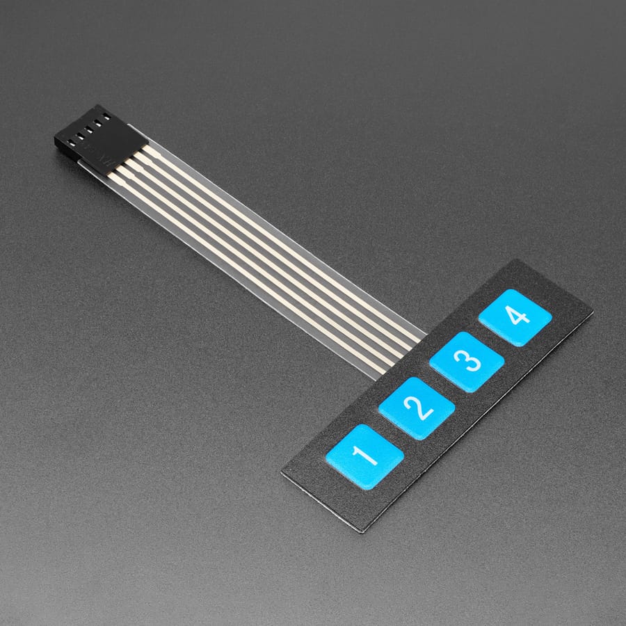 Membrane 1x4 Keypad
