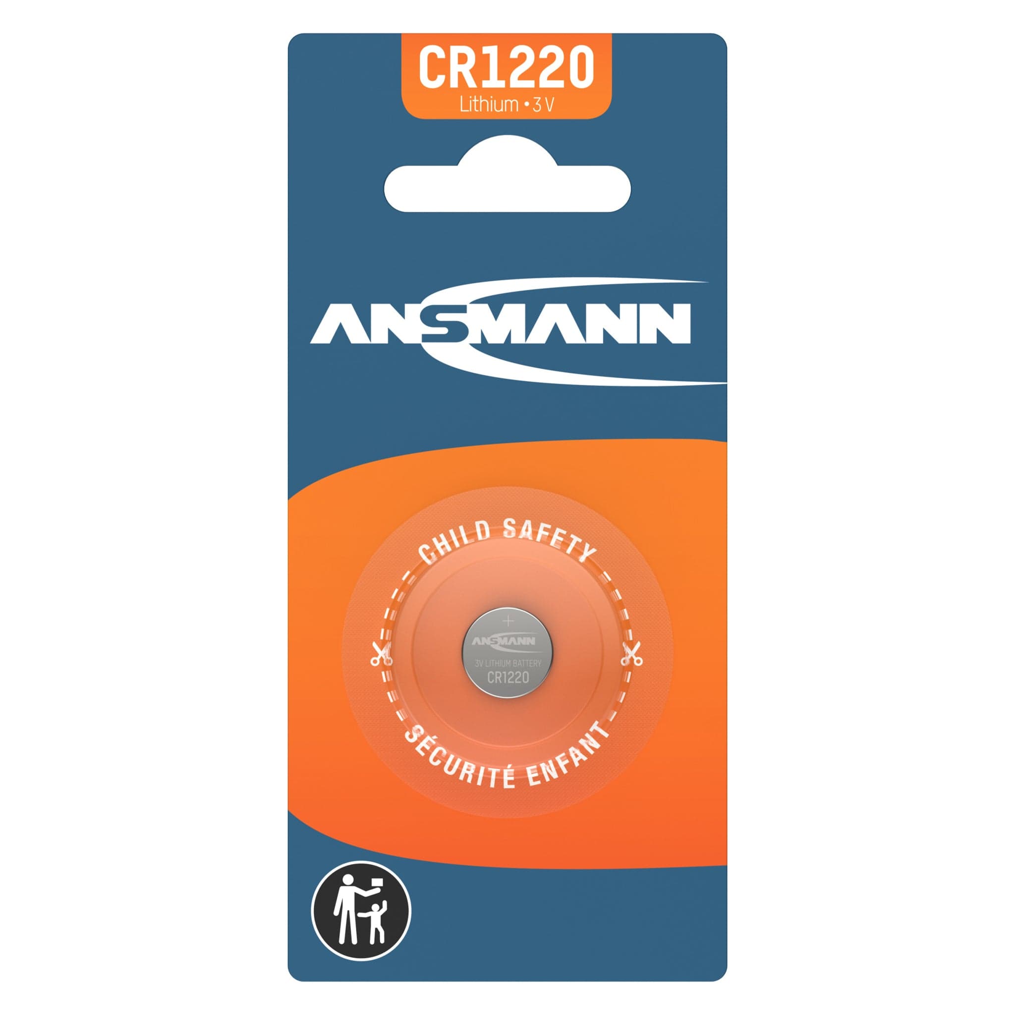 CR1220 3V Lithium Coin Cell Battery