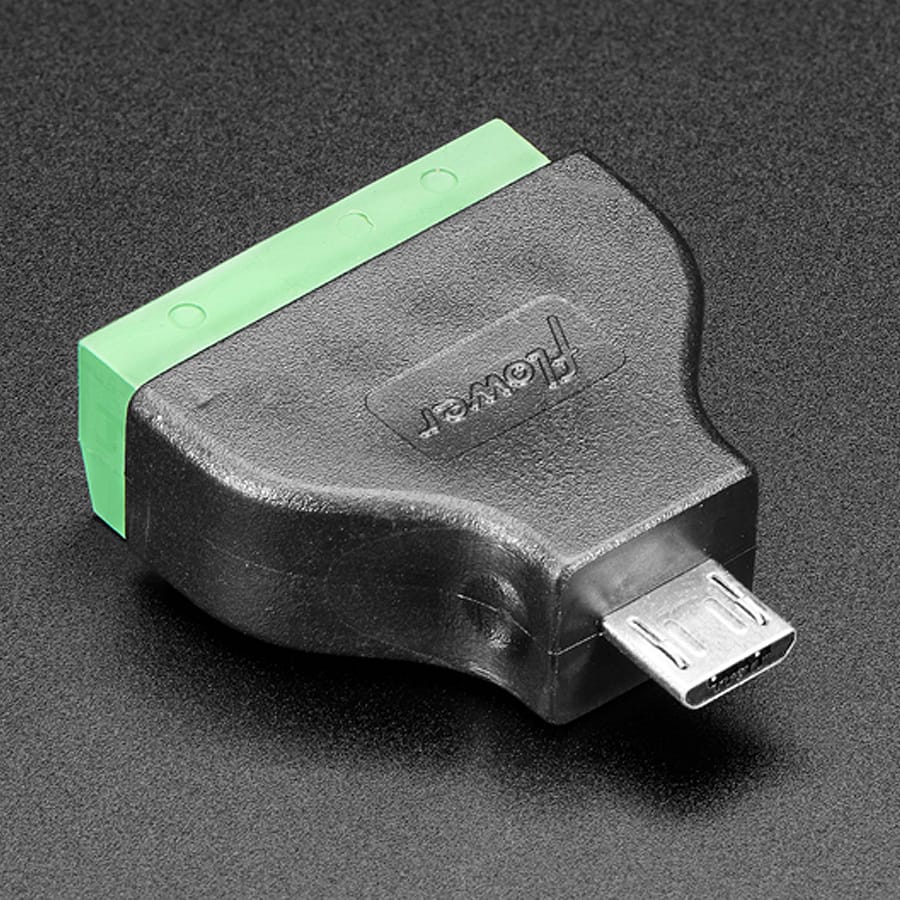 USB Micro B Male Plug to 5-pin Terminal Block