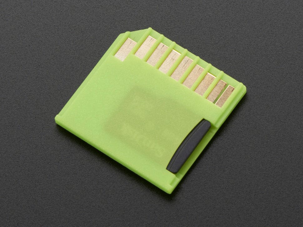 Green Shortening microSD adapter for Raspberry Pi & Macbooks [Discontinued]