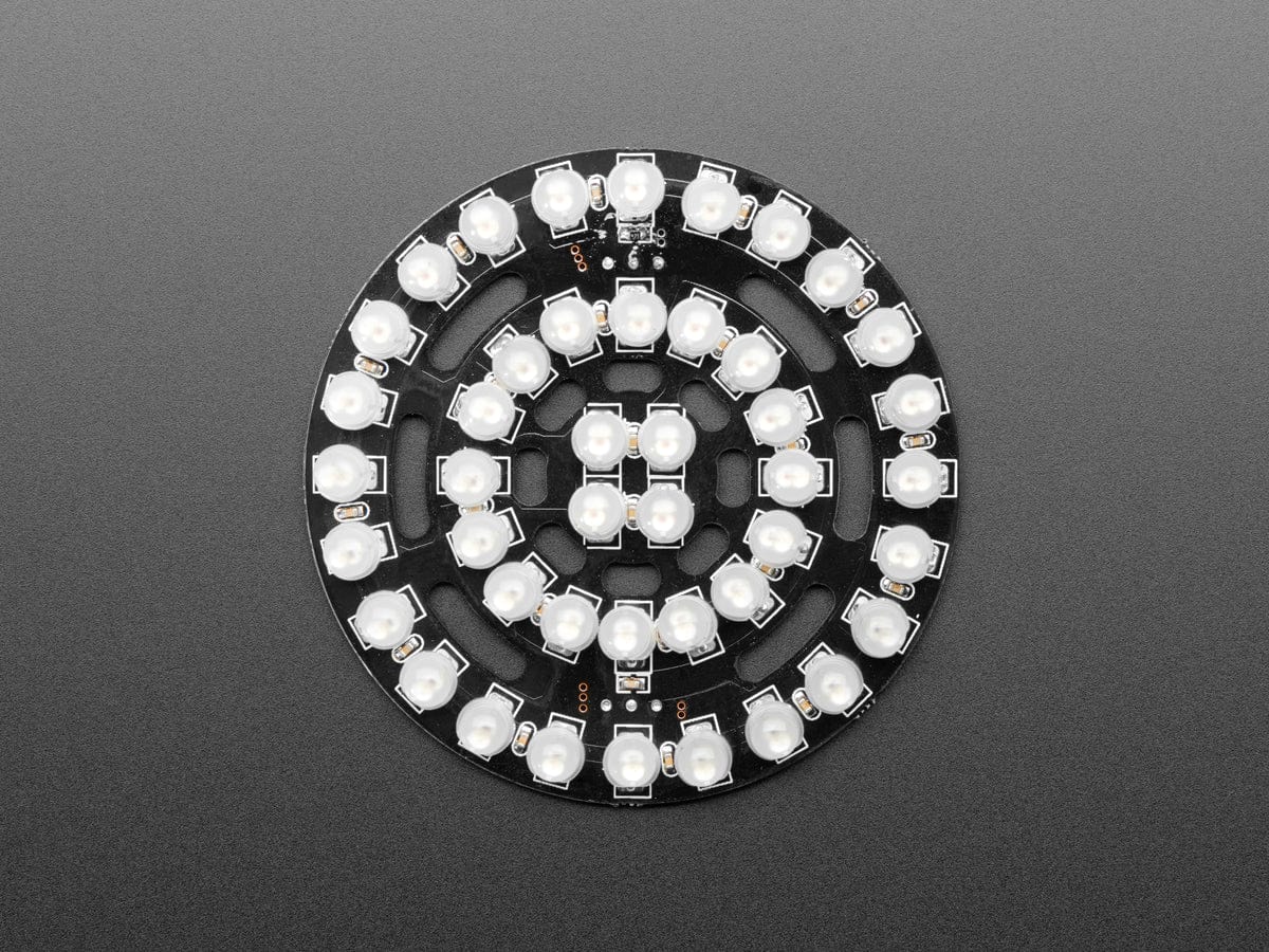 NeoPixel Triple-Ring Board with 44 Thru-Hole LEDs (66mm Diameter) [Discontinued]