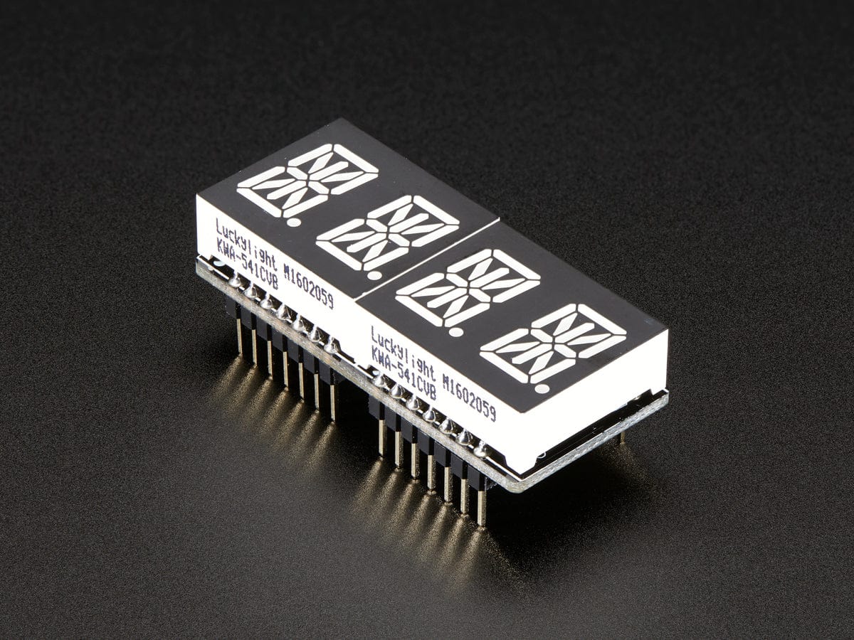 Adafruit 0.54" Quad Alphanumeric FeatherWing Display - Red