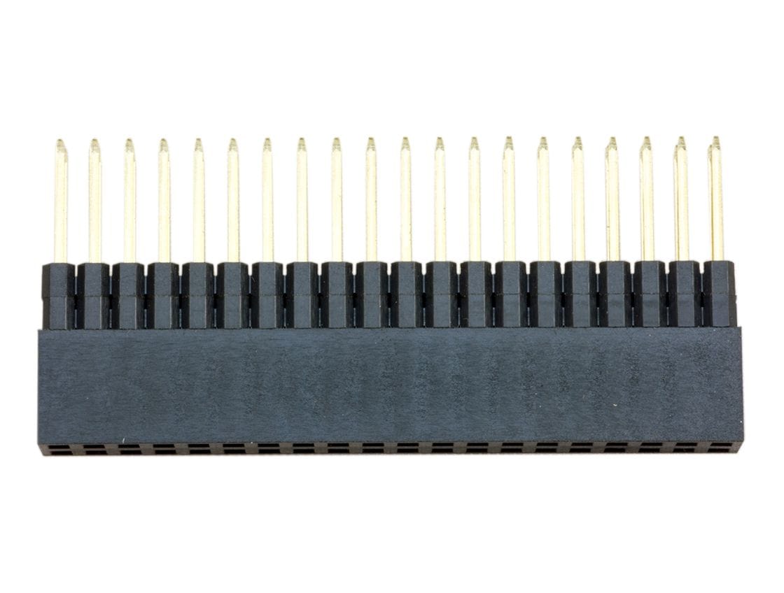 Extra-Tall Push-Fit Stacking GPIO Header for Raspberry Pi - Double Shroud