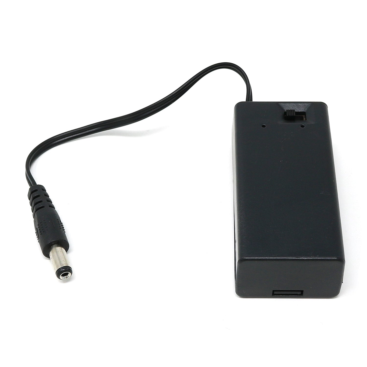 9V battery holder with switch & 5.5mm/2.1mm plug