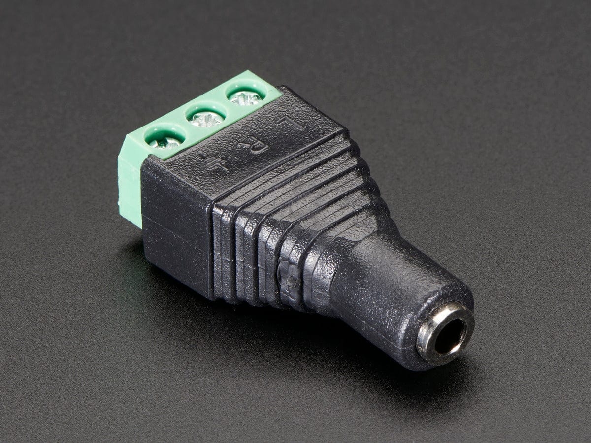 3.5mm (1/8") Stereo Audio Jack Terminal Block