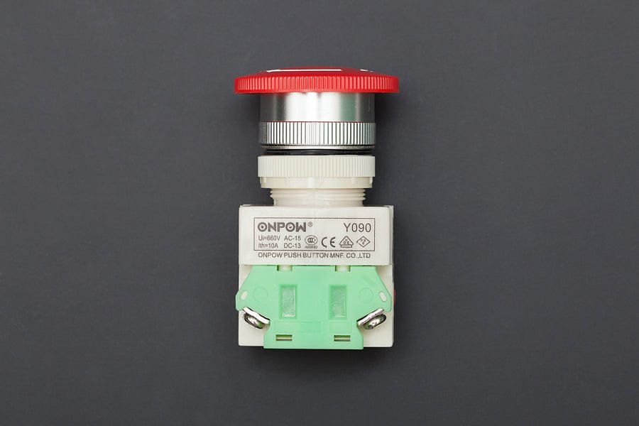 Emergency Stop Mushroom Push Button Switch