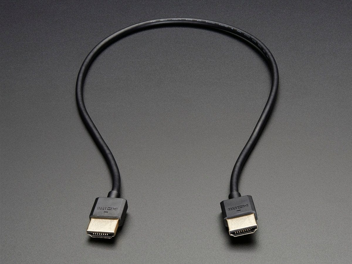 Slim HDMI Cable - 450mm / 1.5 feet long [Discontinued]