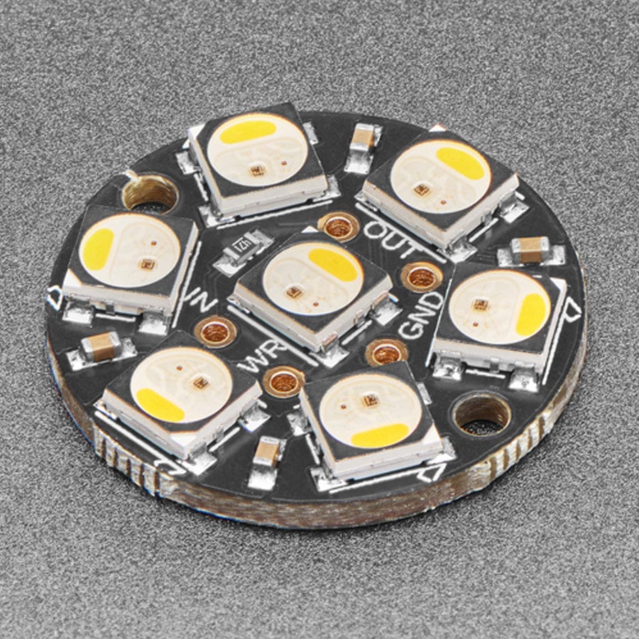NeoPixel Jewel - 7 x 5050 RGBW LED w/ Integrated Drivers (Warm White - ~3000K)