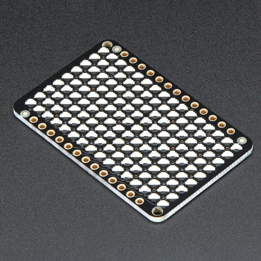 LED Charlieplexed Matrix - 9x16 LEDs - Yellow
