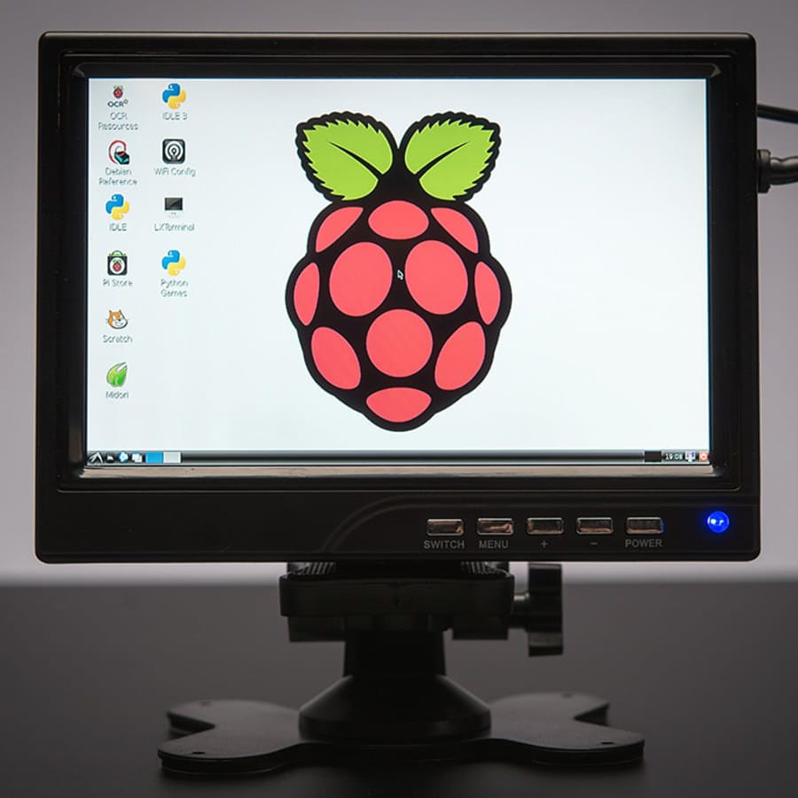 7" Display 1280x800 (720p) IPS + Speakers - HDMI/VGA/NTSC/PAL