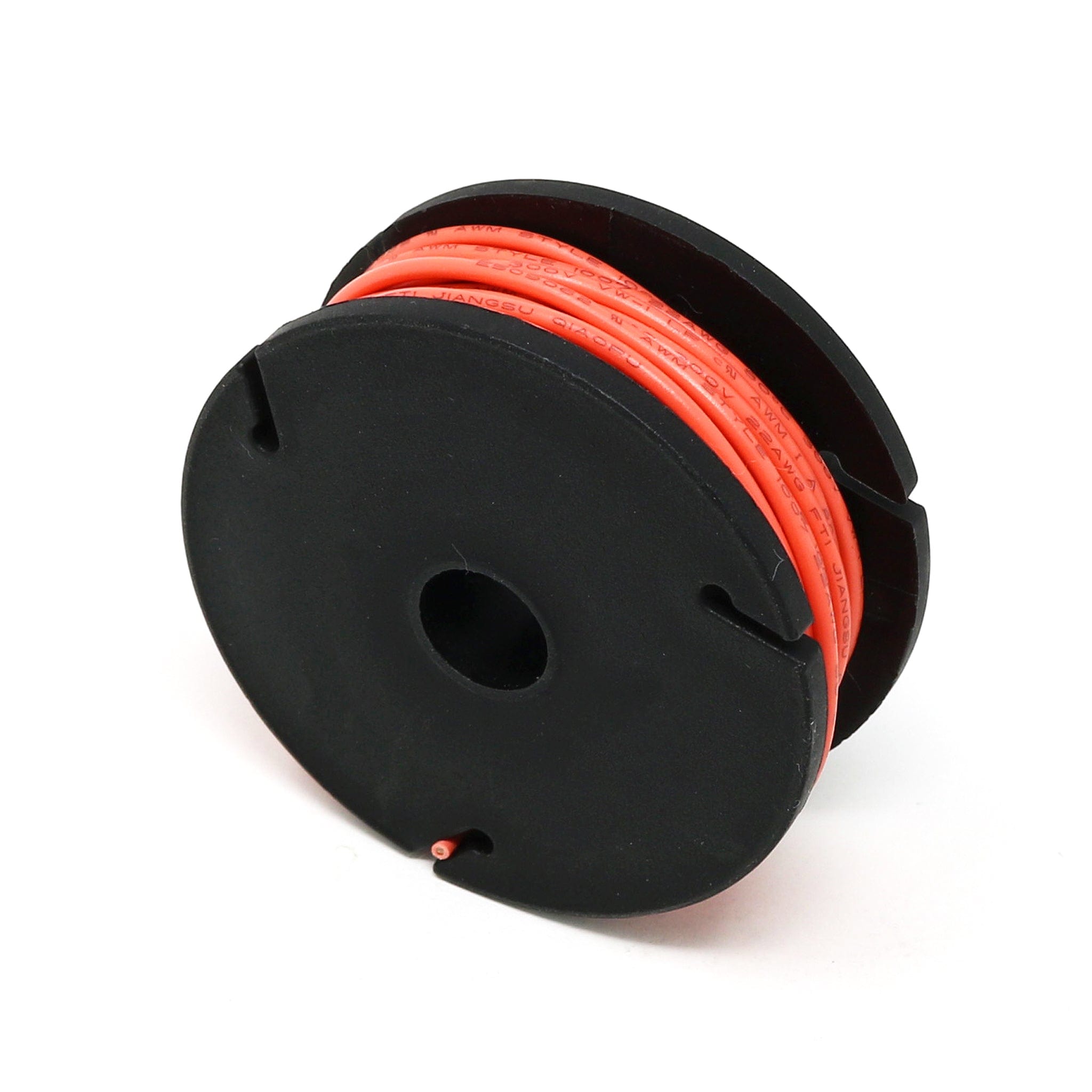 Solid-Core Wire Spool - 7.5m 22AWG - Orange [Discontinued]