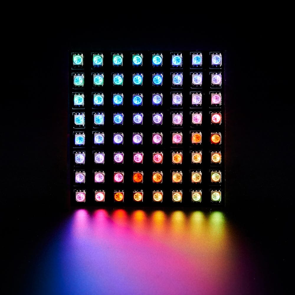 Flexible Adafruit DotStar Matrix 8x8 - 64 RGB LED Pixels [Discontinued]