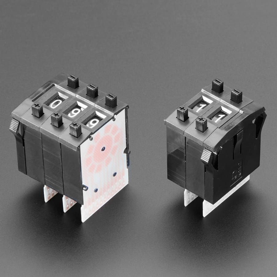 Mechanical Decade Counters - Large Size - Pack of 5