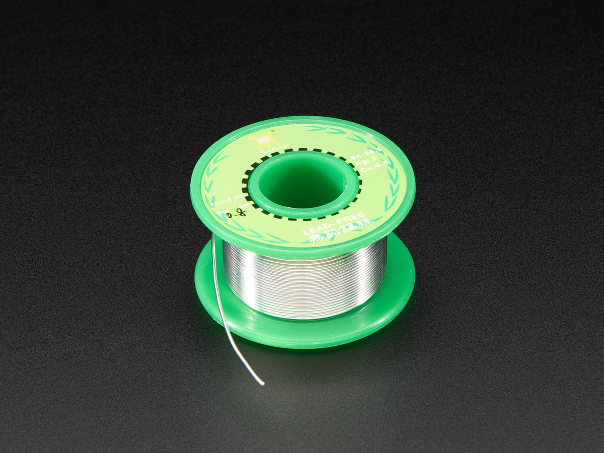 Solder Spool - 1/4 lb SAC305 RoHS lead-free / 0.031" rosin-core (0.25 lb / 100 g) [Discontinued]