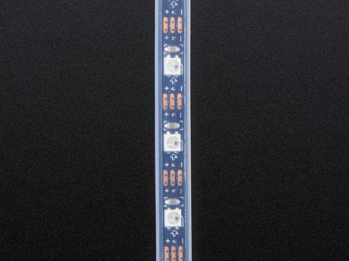 Adafruit Mini Skinny NeoPixel Digital RGB LED Strip - 1m 60 LED/m (BLACK) [Discontinued]