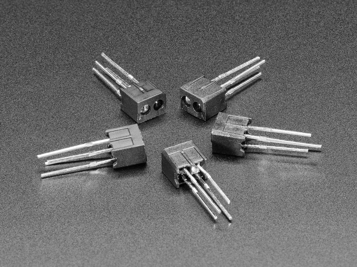 Miniature Reflective Infrared Optical Sensors - 5 Pack (ITR20001/T)