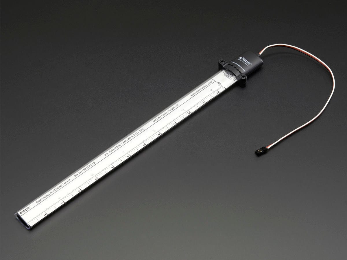 12" Standard eTape Liquid Level Sensor with Plastic Casing [Discontinued]