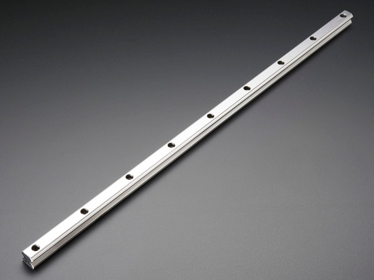 Linear Bearing Supported Slide Rail - 15mm wide - 500mm long [Discontinued]