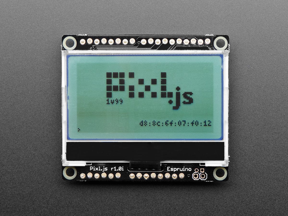 Espruino Pixl.js - Javascript Microcontroller with LCD [Discontinued]