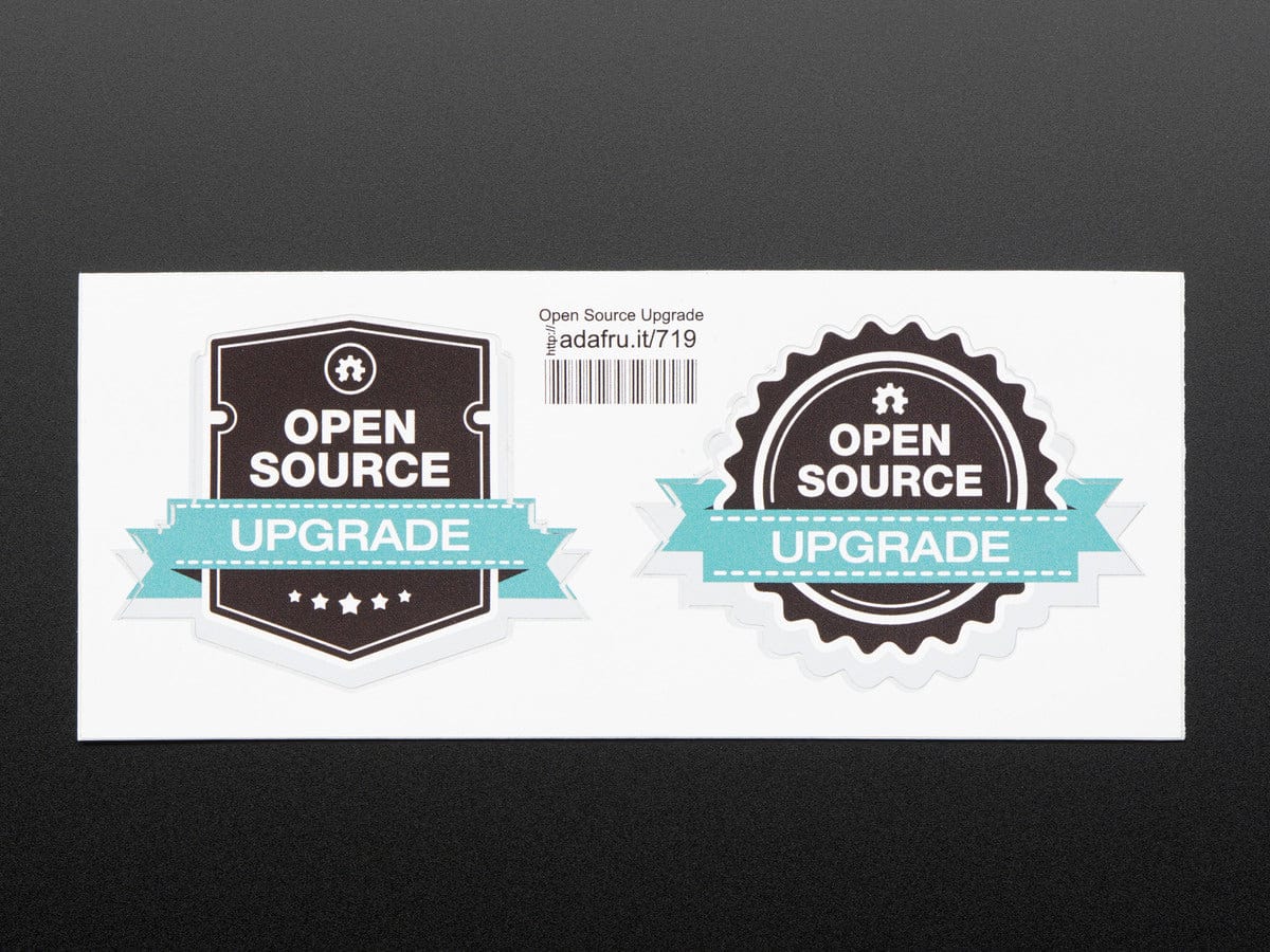 Open source "Upgrade" stickers [Discontinued]