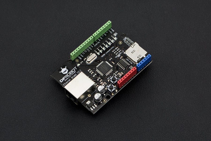 DFRduino Ethernet Shield V2.1 (Support Mega and Micro SD)
