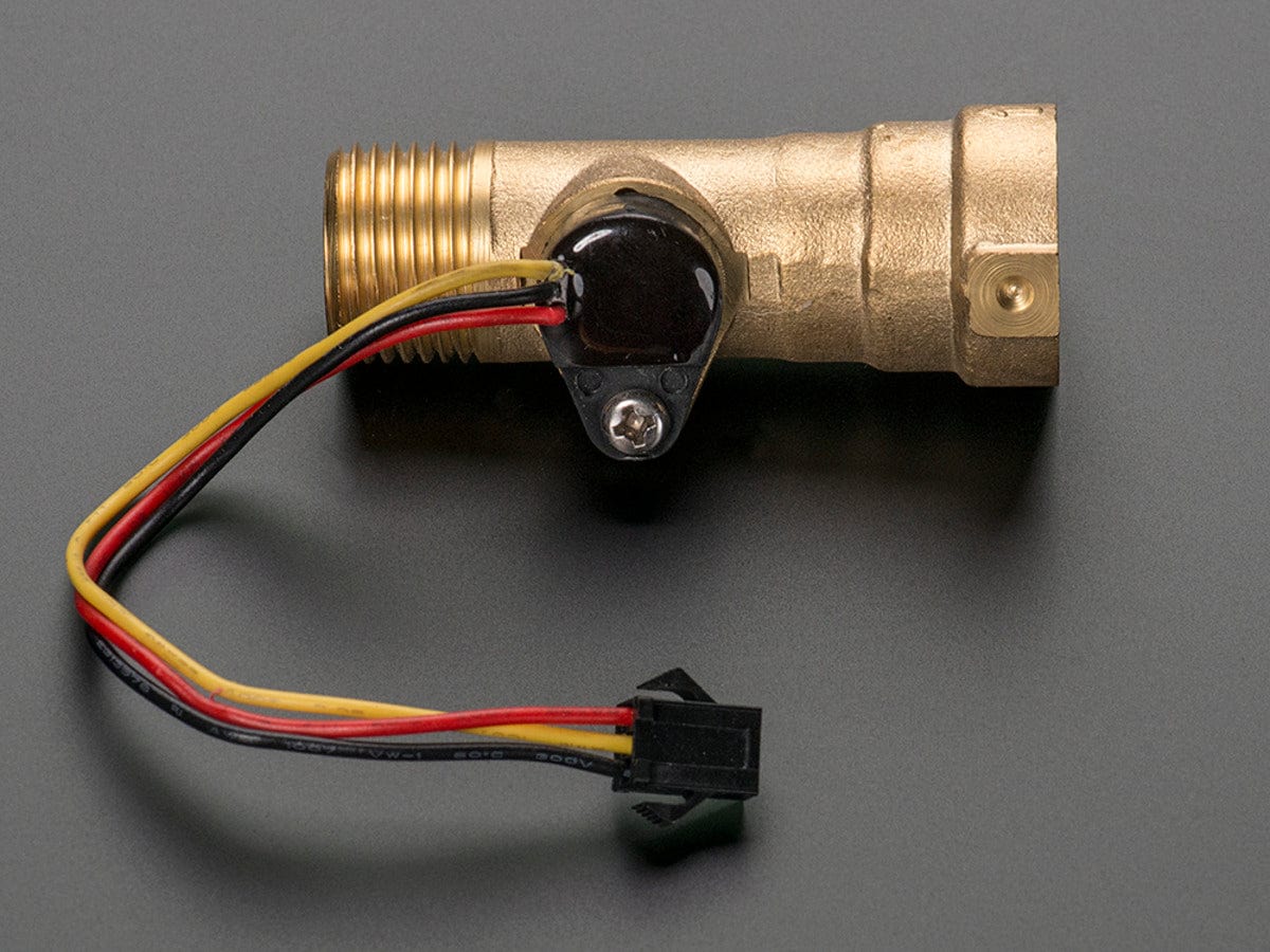 Liquid Flow Meter - Brass 1/2" Nominal Threaded [Discontinued]