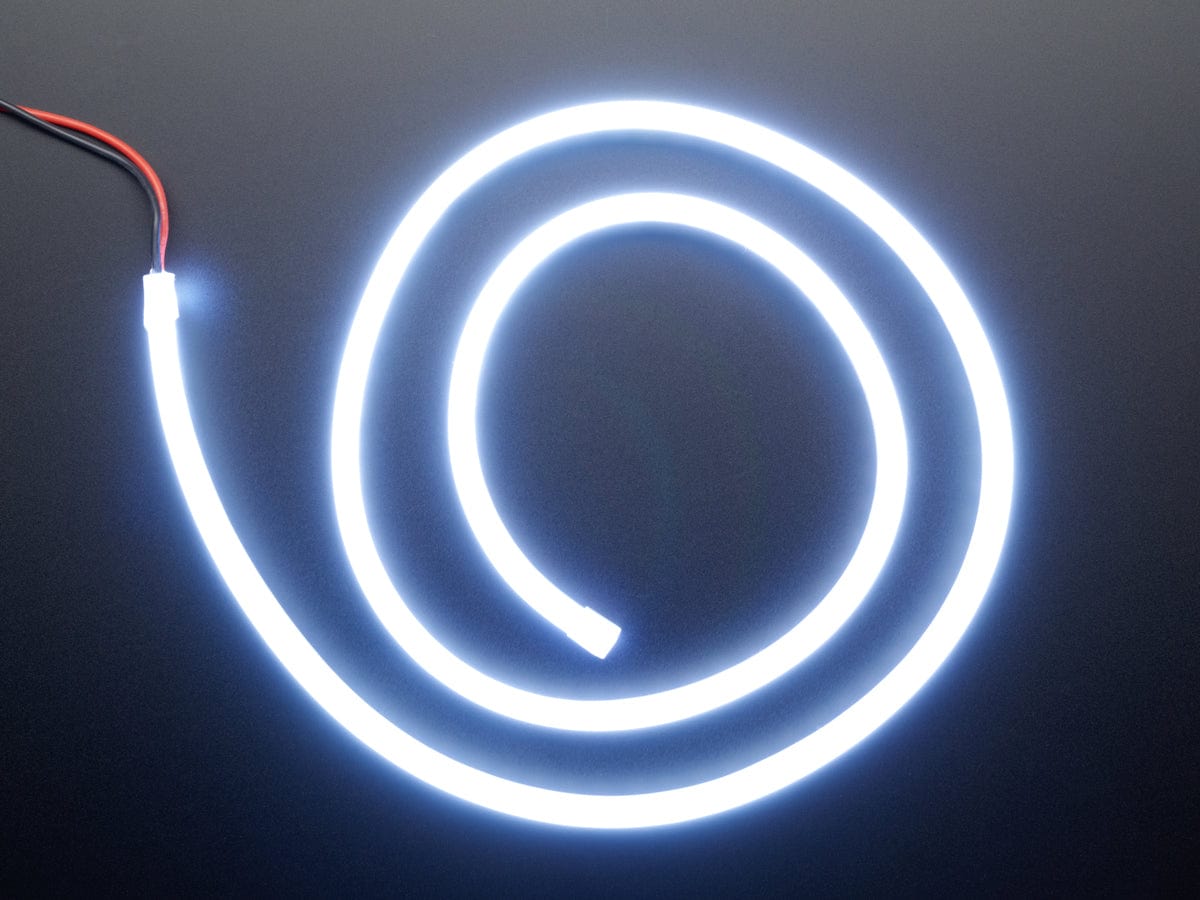 Flexible Silicone Neon-Like LED Strip - 1 Meter (Cold White)