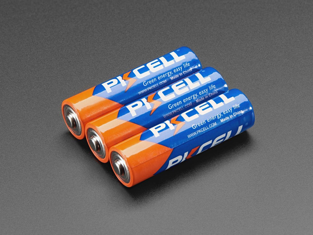 Alkaline AA batteries (LR6) - 3 pack [Discontinued]