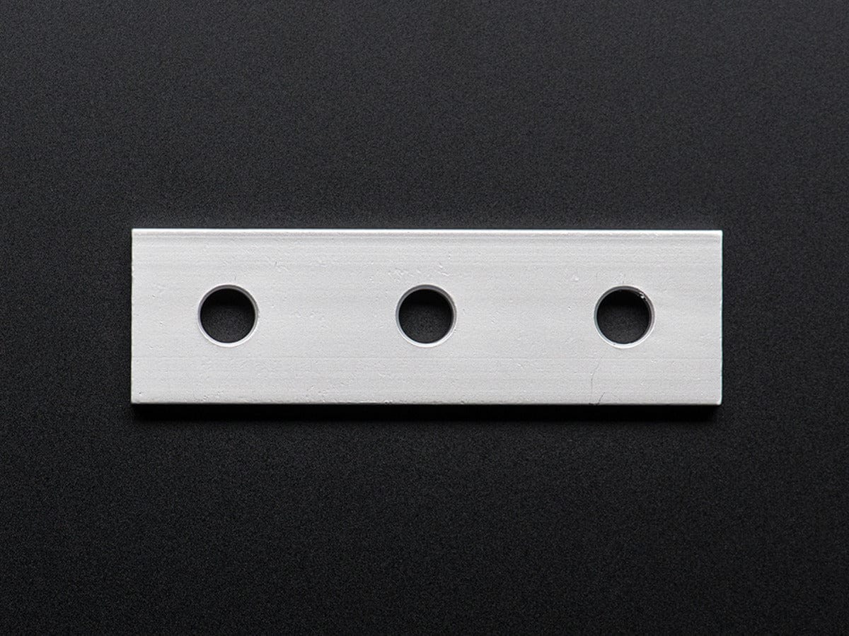 Coupling Plate - 3 Holes - 20x20 Aluminum Extrusion [Discontinued]
