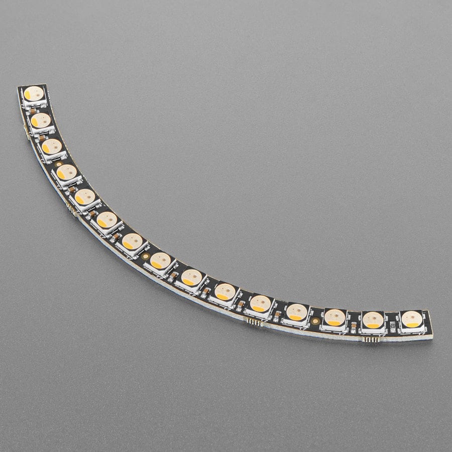 NeoPixel 1/4 60 Ring - 5050 RGBW LED w/ Integrated Drivers (Warm White - 3000K)