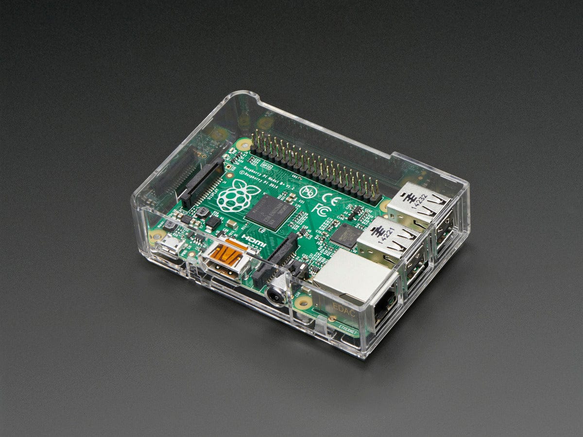 Pi Model B+ / Pi 2 / Pi 3 Case Base - Clear [Discontinued]