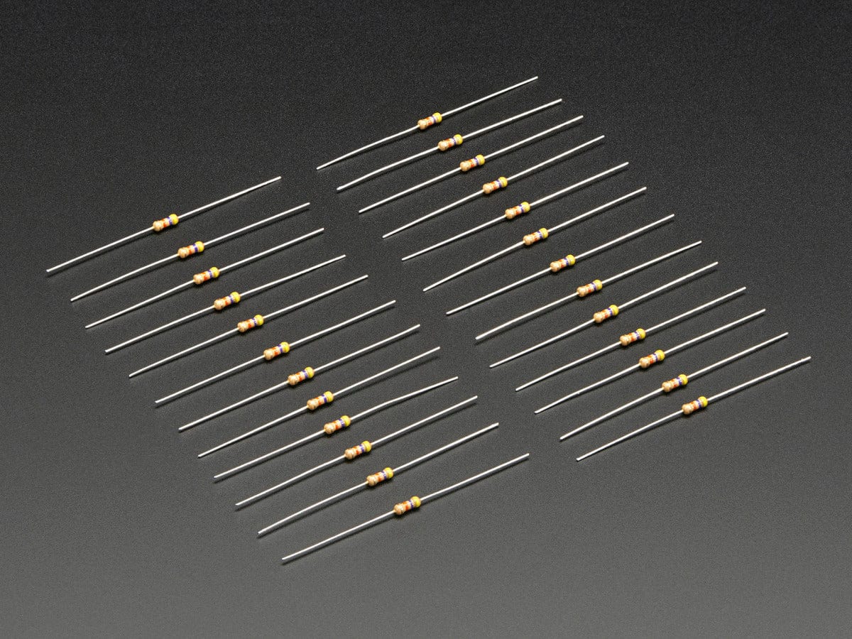 Through-Hole Resistors - 47K ohm 5% 1/4W - Pack of 25