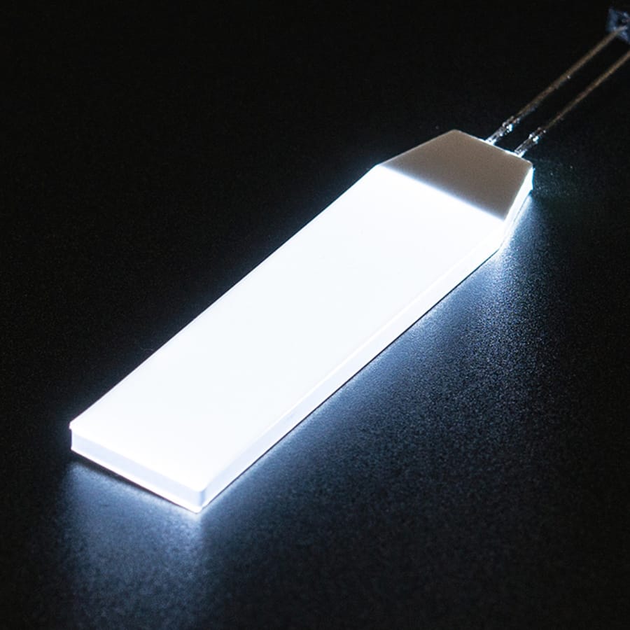 White LED Backlight Module - Small 12mm x 40mm