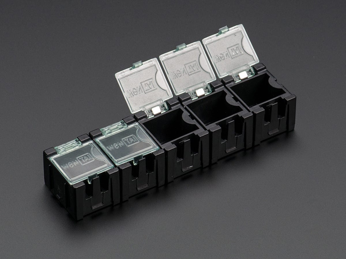 Small Modular Snap Boxes - SMD component storage - 5 pack